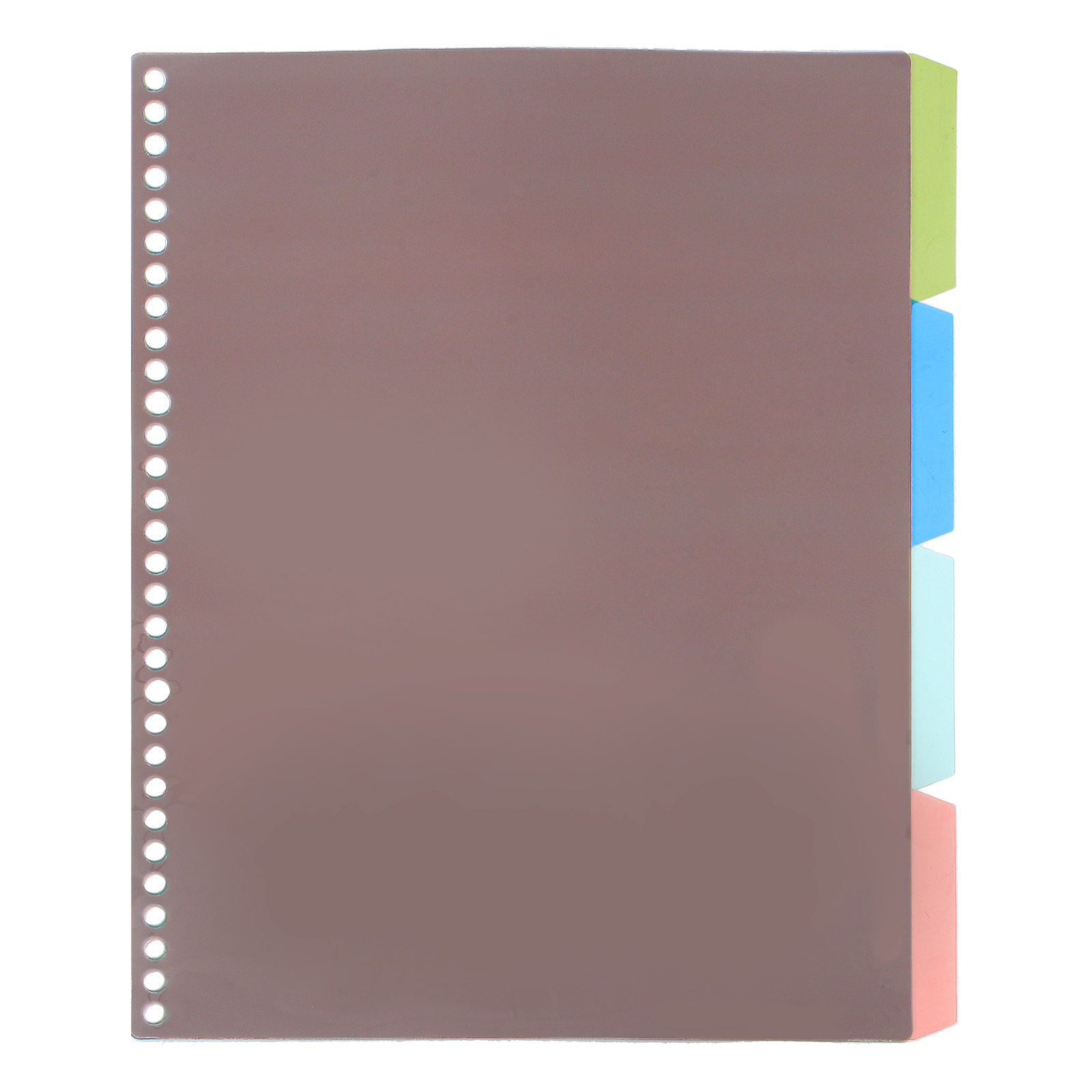 Tab Divider A4 - 4 zestawy wysokiej jakości plastikowych przegródek