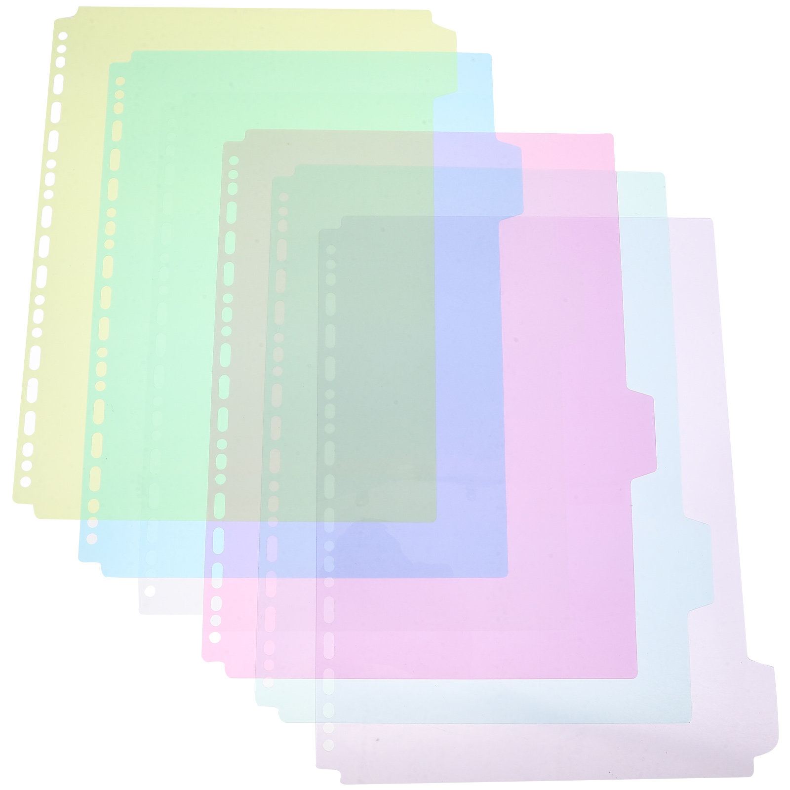 Tab Divider A4 - 6 sztuk – przegródki do segregatora