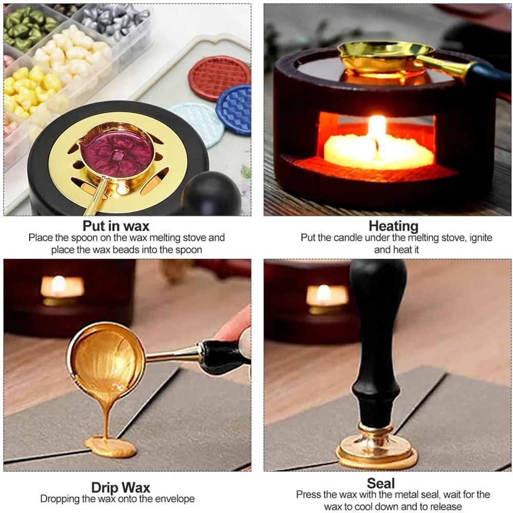 2/3 szt. Zestaw pieczątek do w – Wax Seal Stamp Set recenzja i cena