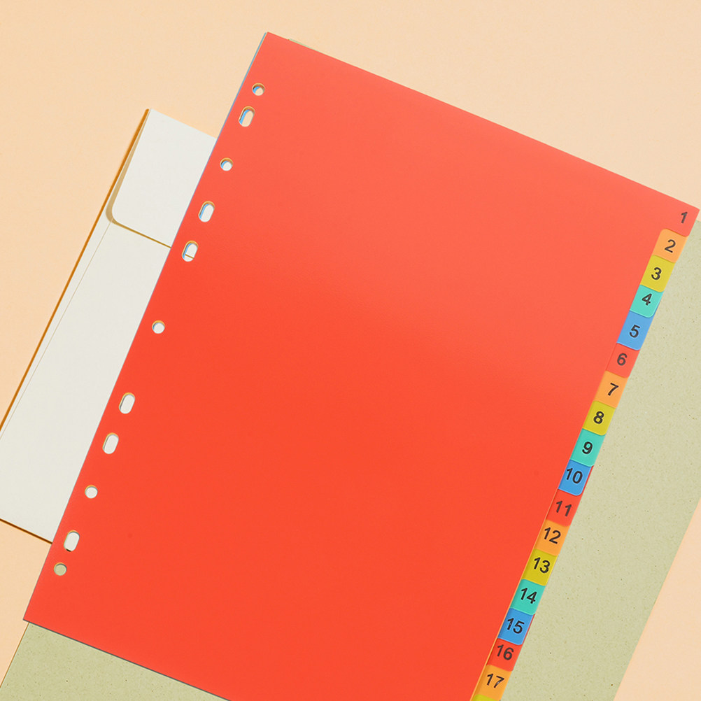 2 zestawy plastikowych przegró – Tab Divider A4 recenzja i cena