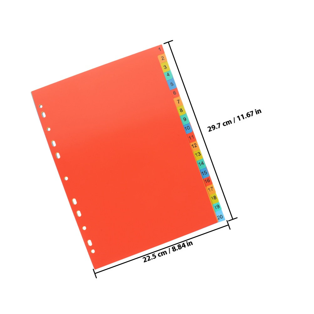 2 zestawy plastikowych przegró – Tab Divider A4 recenzja i cena