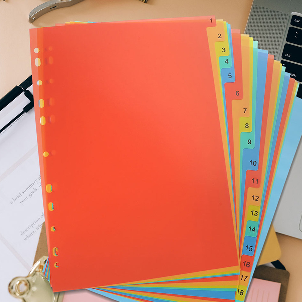 2 zestawy segregatorów do doku – Tab Divider A4 recenzja i cena