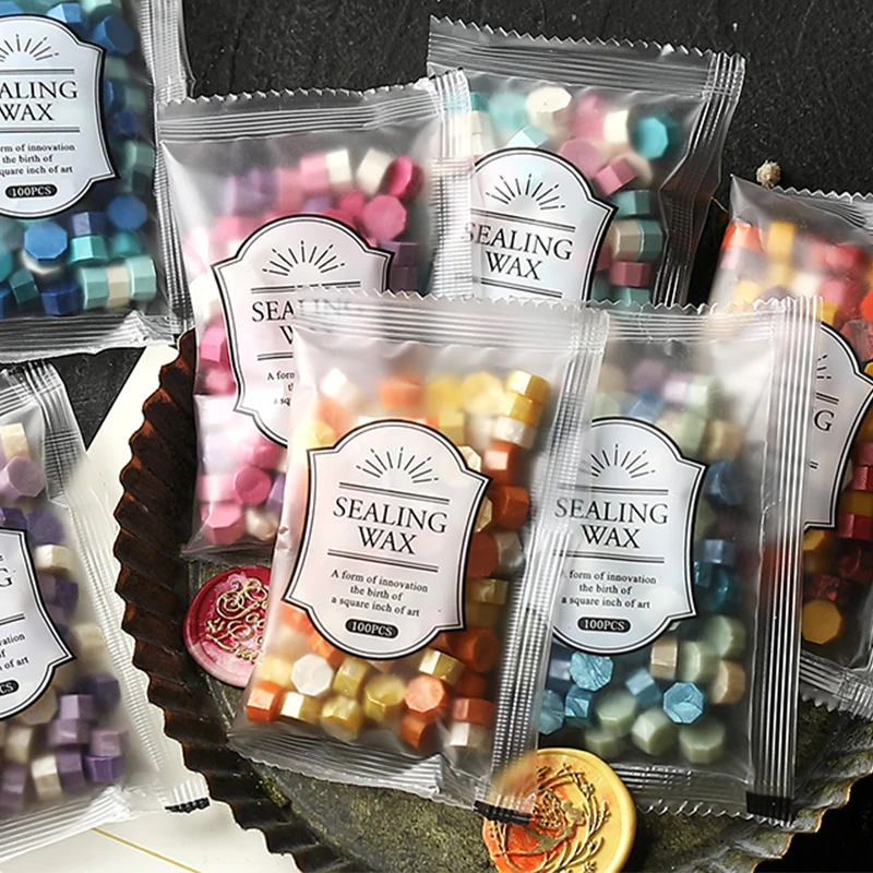 200 sztuk / worek Ośmiokątne m – Wax Seal Stamp Set recenzja i cena