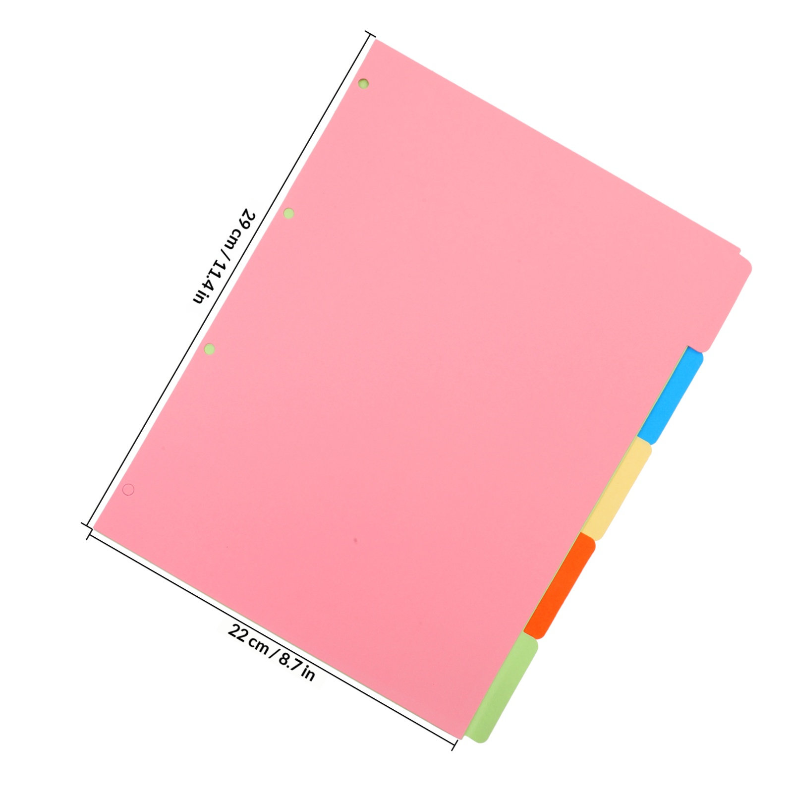 2 zestawy kolorowych przegróde – Tab Divider A4 recenzja i cena