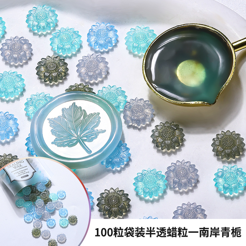100 sztuk przezroczyste słonec – Wax Seal Stamp Set recenzja i cena