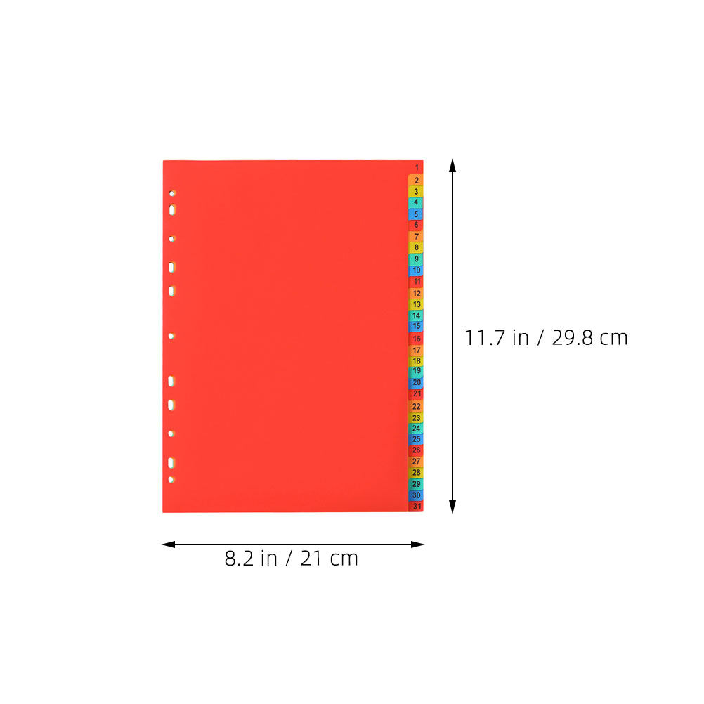 2 zestawy plastikowych zakłade – Tab Divider A4 recenzja i cena